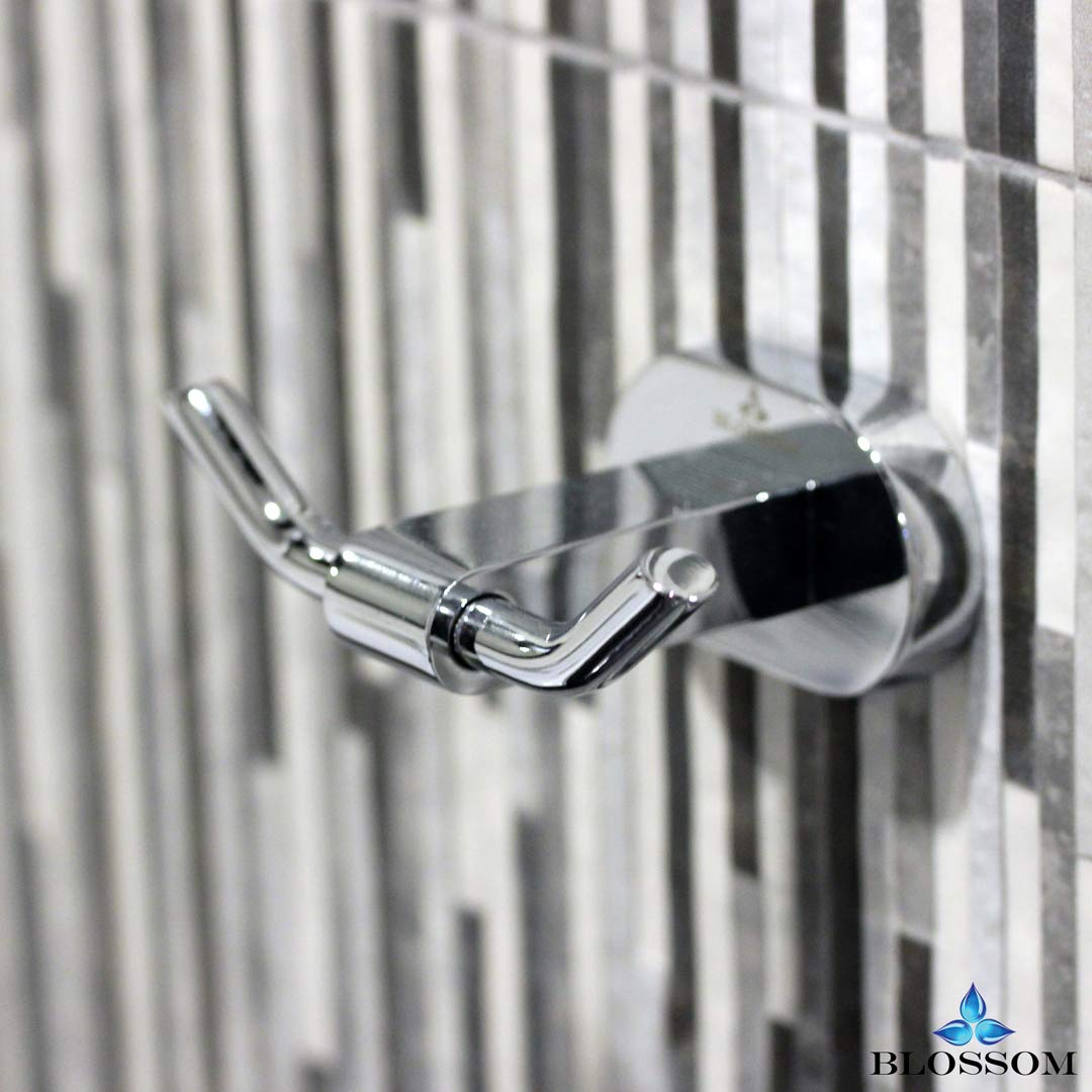 Blossom Single Robe Hook Rack Holder Hanger Solid Brass Bathroom Accessory Shower Sponges Wall Mount Chrome BA02 301 01 - Image 3