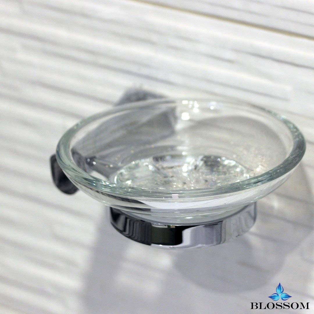 Blossom Soap Dish Holder Solid Brass Bathroom Accessory Shower Sponge Wall Mount Chrome BA02 402 01 - Image 5